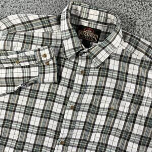 GREATLAND APPAREL FLANNEL SHIRT MENS XLT TALL MULTICOLOR LONG SLEEVE BUTTON DOWN